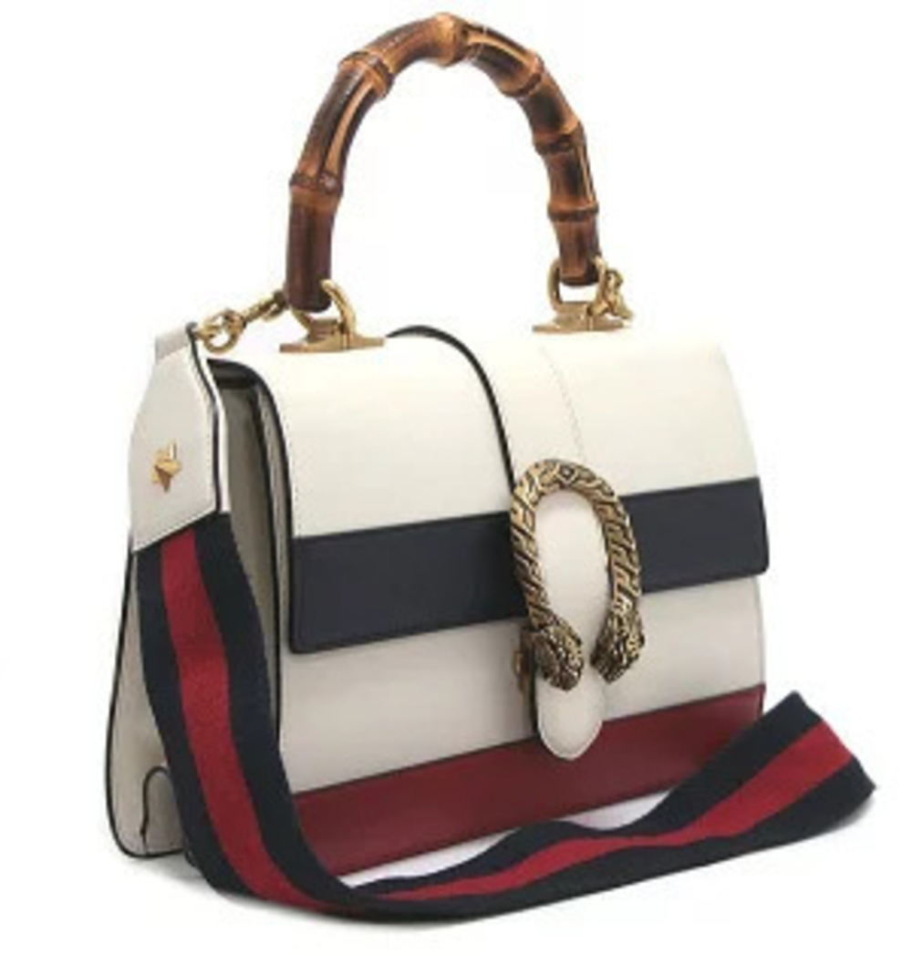 Gucci Handle Bamboo Dionysus Top Bag Black